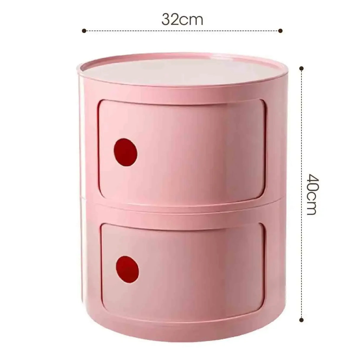 Plastic Nightstand — 5-Drawer Bedside Storage Table — product image 56