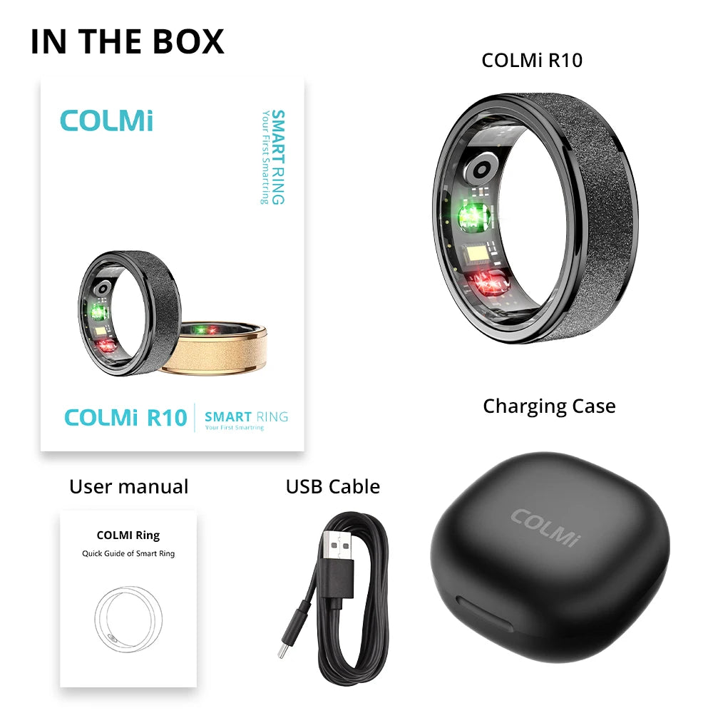 COLMI R10 Smart Ring — Sleep & Health Tracking, 5ATM, Sizes 7–13 — product image 6