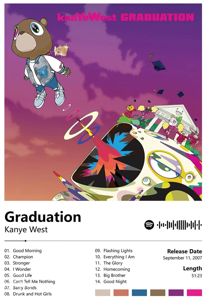 Hip Hop Album Cover Canvas Posters — Unframed Wall Art — product image 11