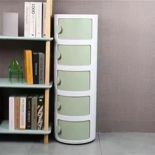 Plastic Nightstand — 5-Drawer Bedside Storage Table — product image 46