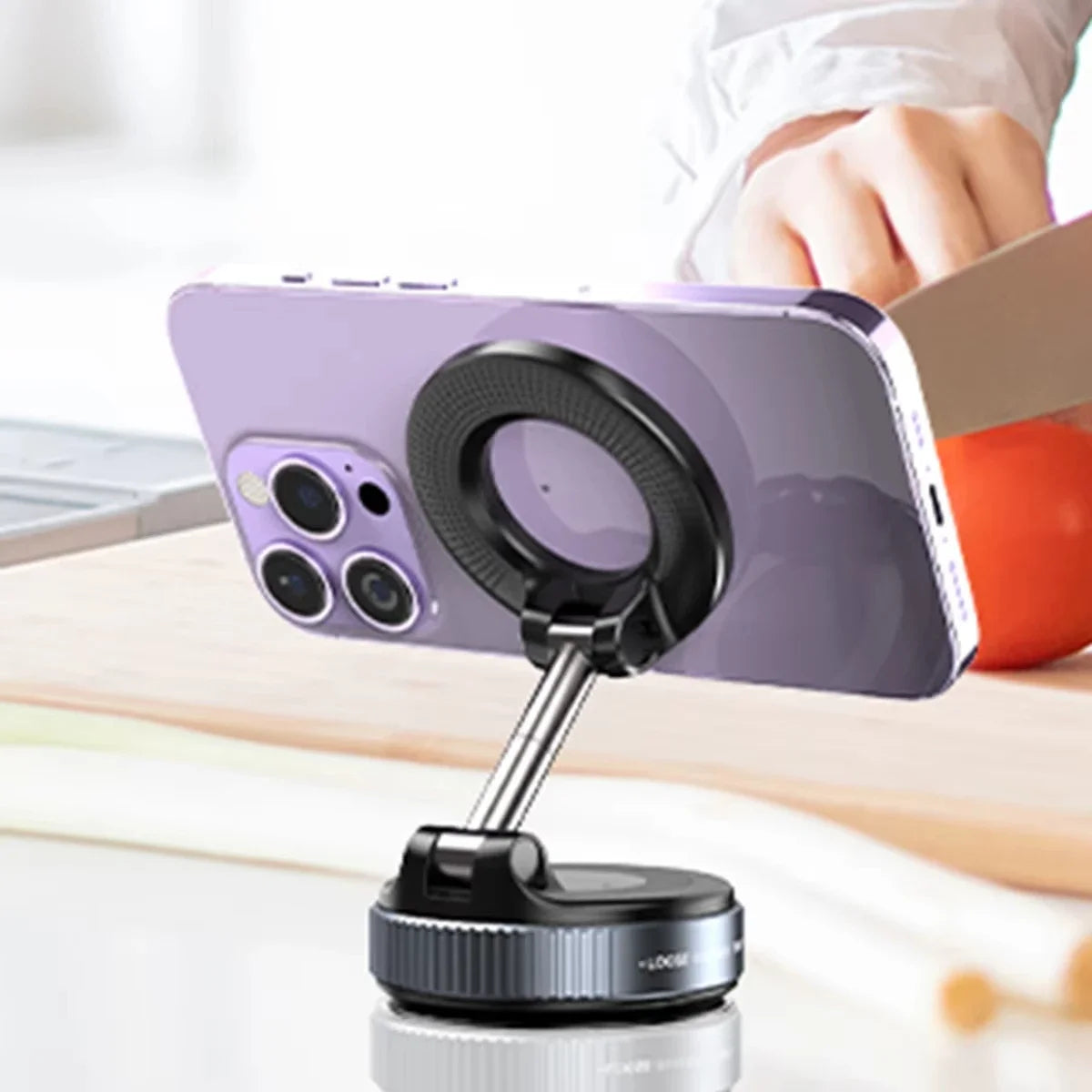 Magnetic Car Phone Mount — Suction Cup, 360° Rotation — product image 2