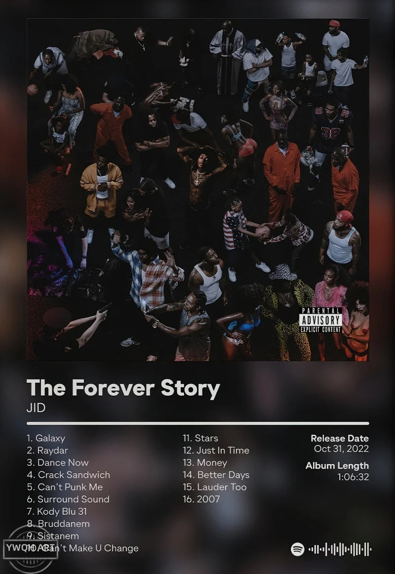 Hip Hop Album Cover Canvas Posters — Unframed Wall Art — product image 40