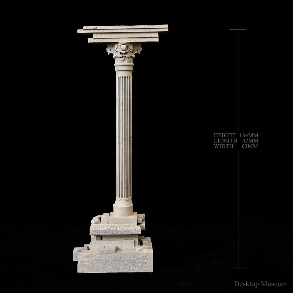 Roman Column Aquarium Ornament — Resin, 185 mm — product image 7