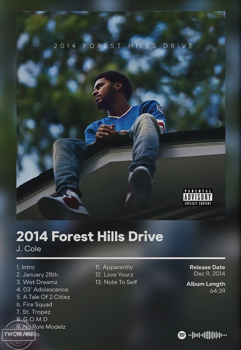 Hip Hop Album Cover Canvas Posters — Unframed Wall Art — product image 39