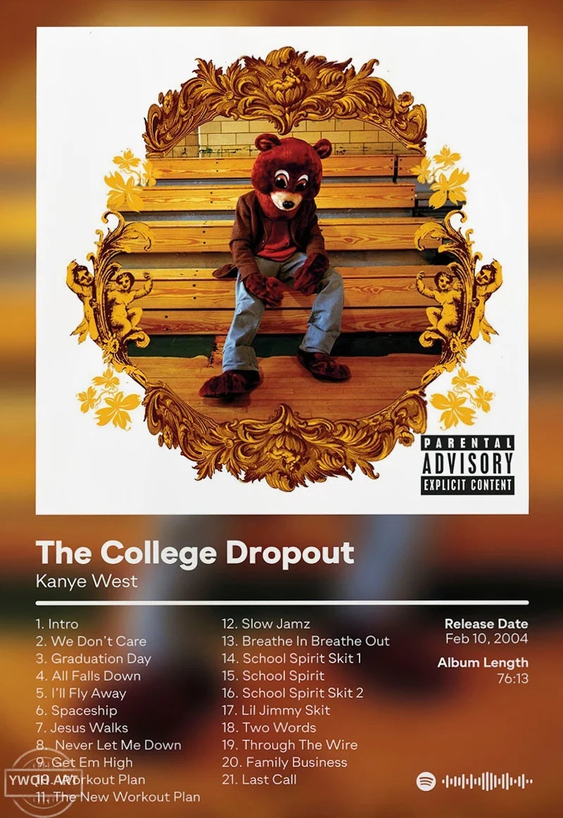 Hip Hop Album Cover Canvas Posters — Unframed Wall Art — product image 37