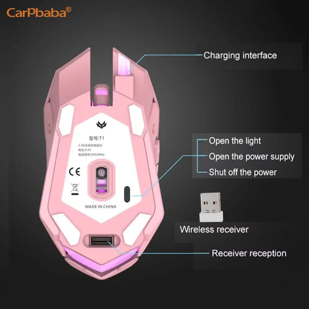 Wireless Gaming Mouse — 2.4 GHz, 1600 DPI, Rechargeable — product image 6