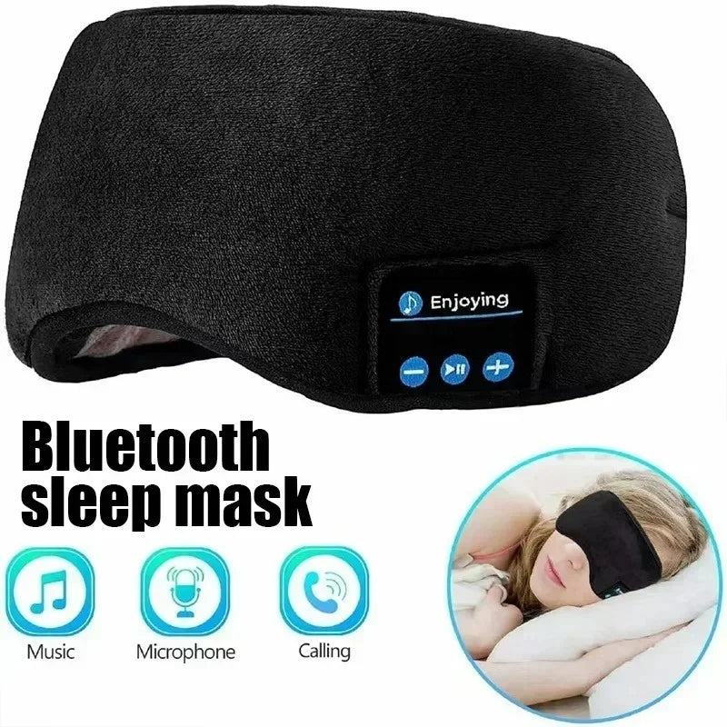 Bluetooth Sleep Mask Headphones — Soft Elastic Headband — product image 5