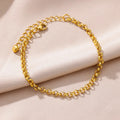 Gold-Tone Pearl and Chain Anklet — product image 18