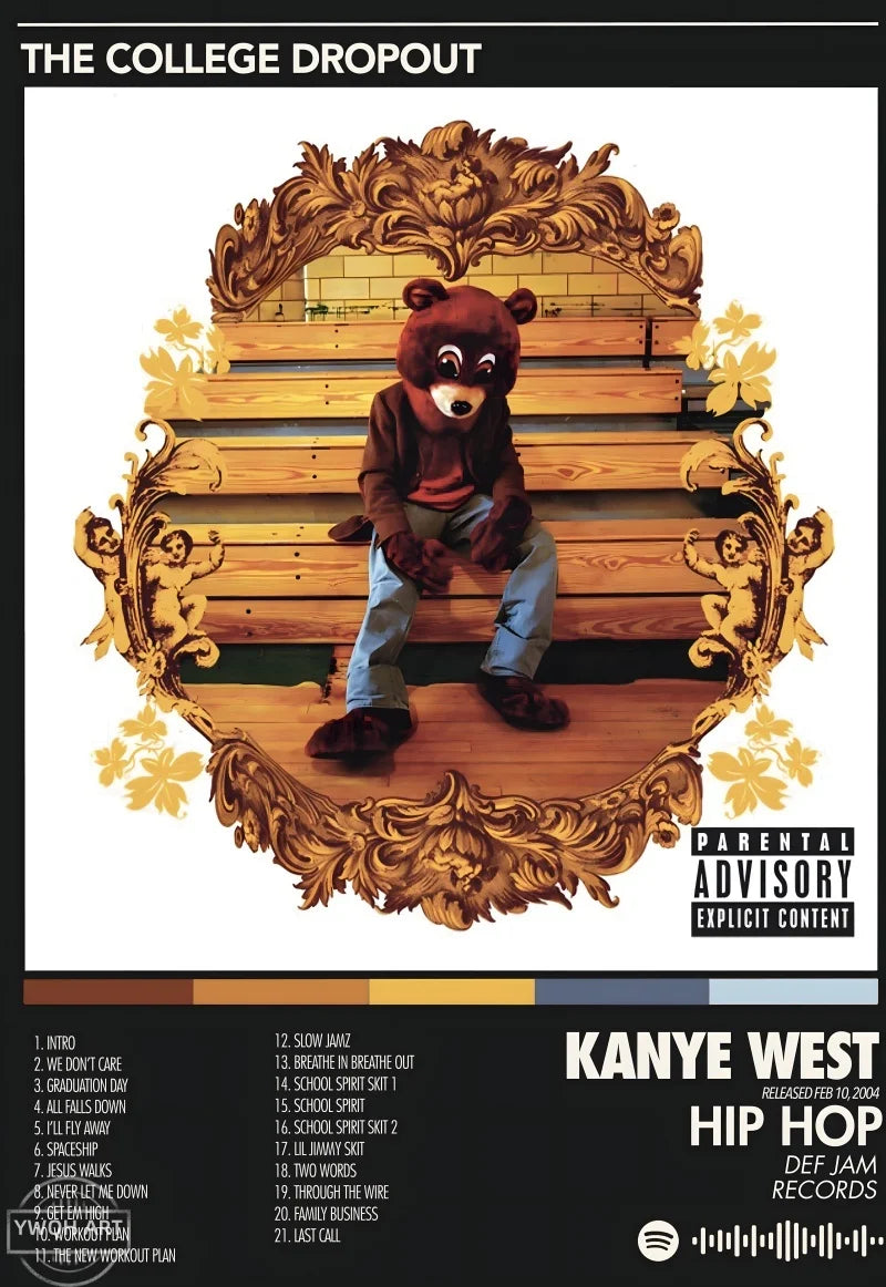 Hip Hop Album Cover Canvas Posters — Unframed Wall Art — product image 20