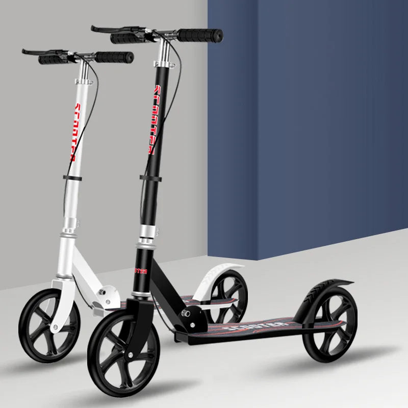 Foldable Kick Scooter — Adjustable Handlebars, Dual Brake — product image 2
