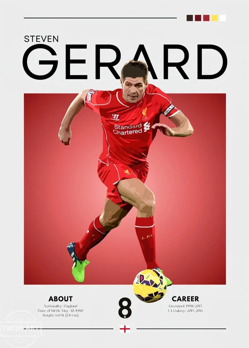 Football Star Canvas Wall Print — Living Room Decor — product image 9