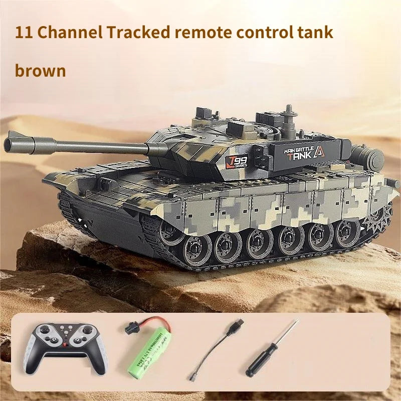 2.4GHz RC Battle Tank — Military Model with Sound & Light — product image 16