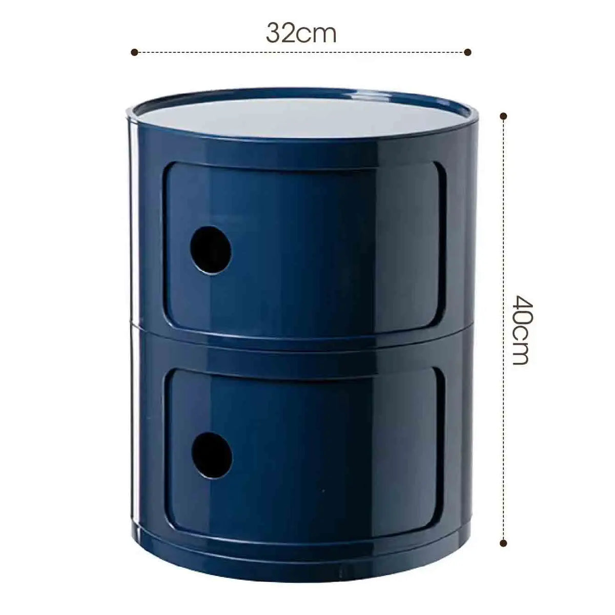 Plastic Nightstand — 5-Drawer Bedside Storage Table — product image 28