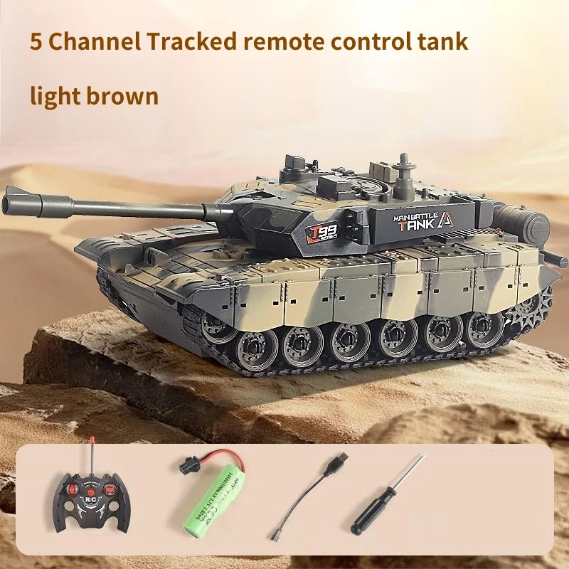 2.4GHz RC Battle Tank — Military Model with Sound & Light — product image 14