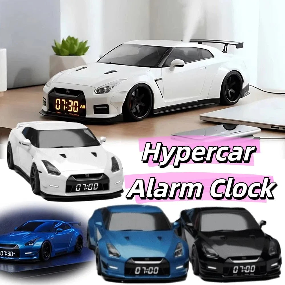 Sports Car Alarm Clock — Hypercar Shaped Desk Clock — product image 4
