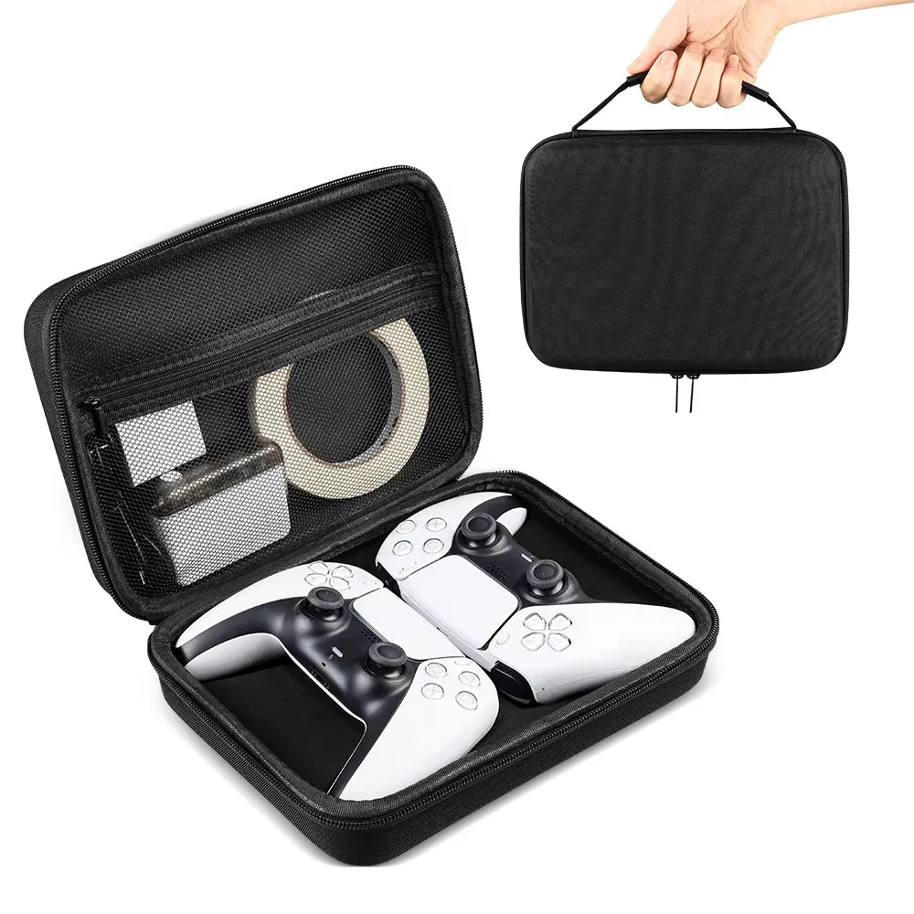 Shockproof carrying case for two game controllers