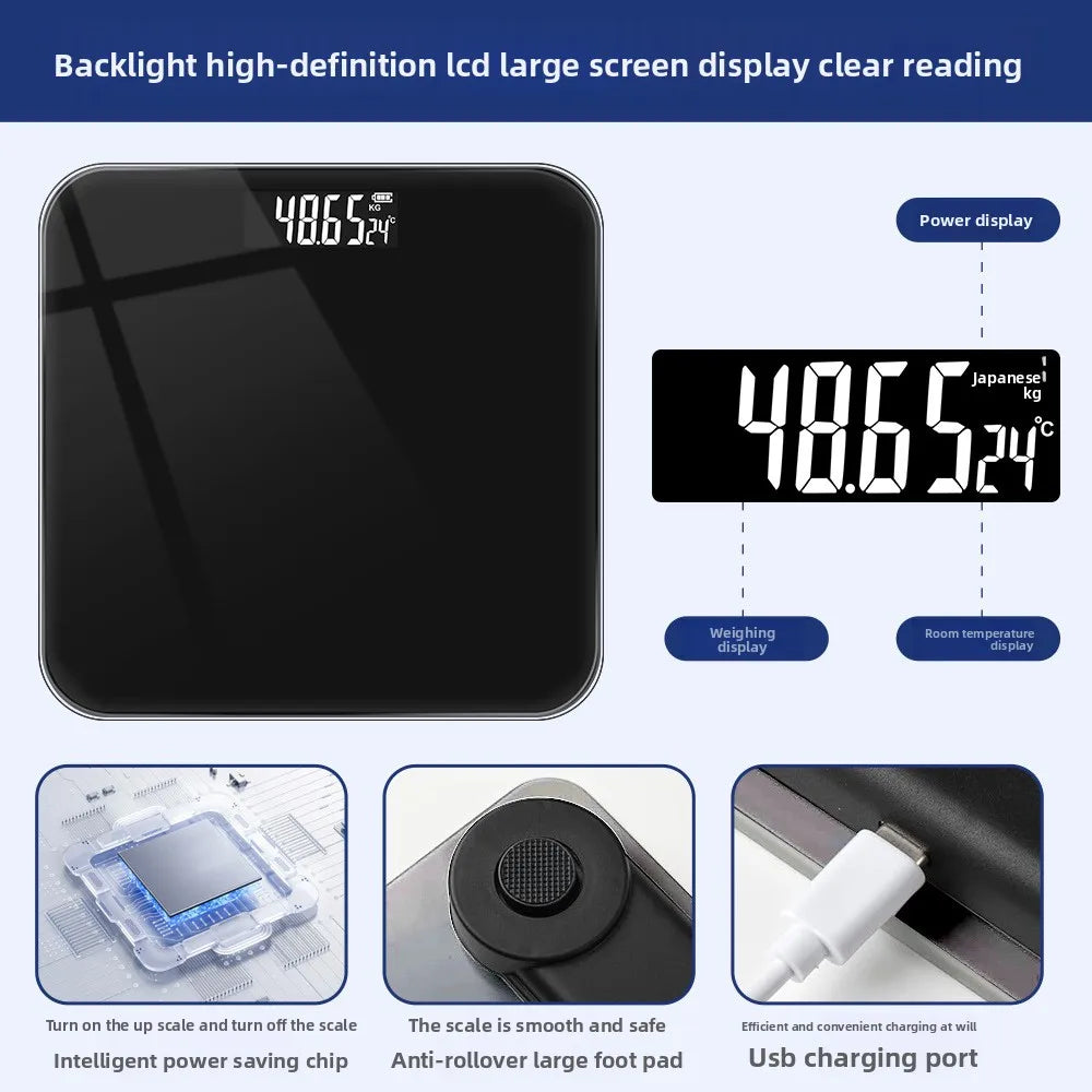 Bluetooth Smart Body Scale — USB Rechargeable, Digital — product image 6