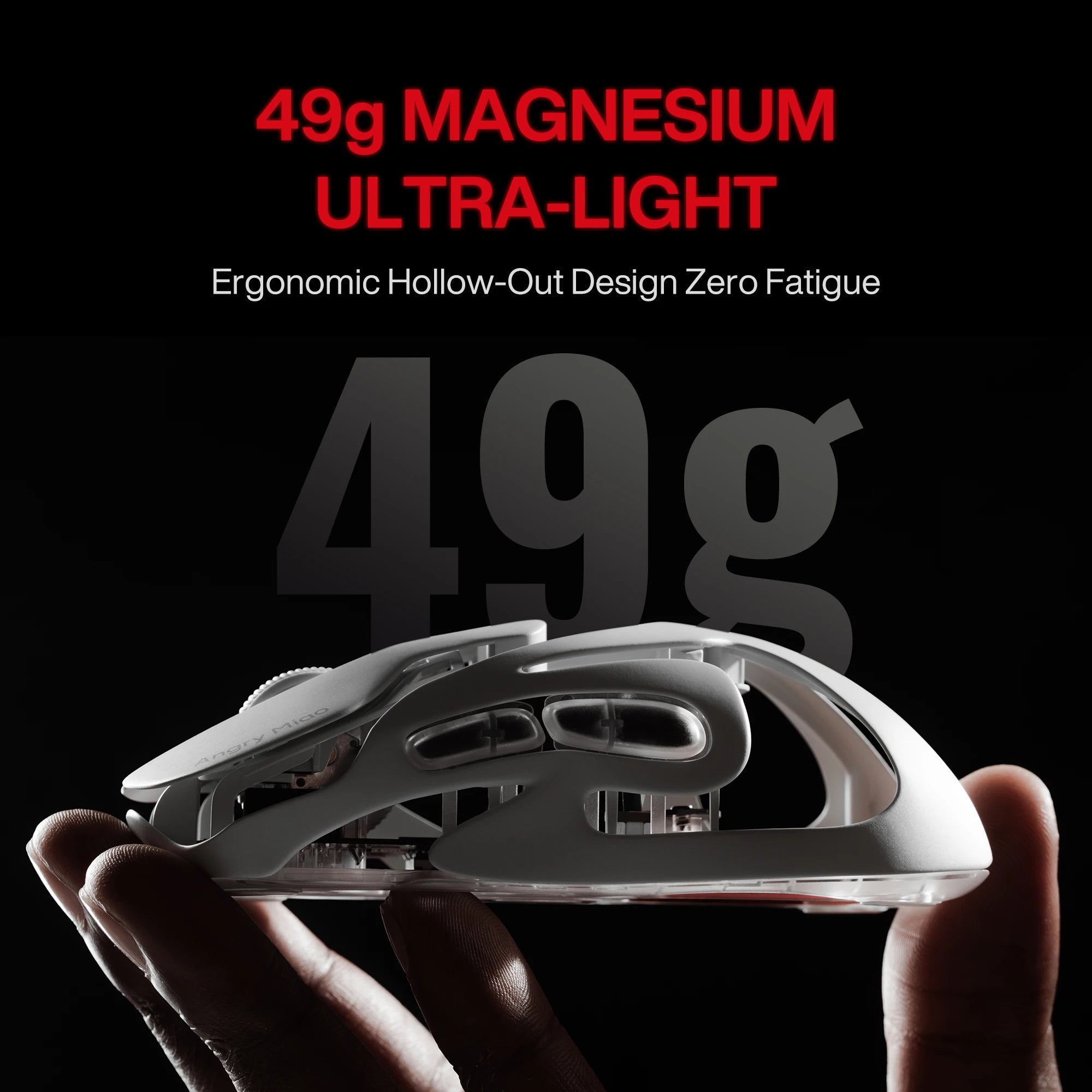 Angry Miao Infinity Wireless Gaming Mouse — PAW3950, Tri-Mode — product image 5