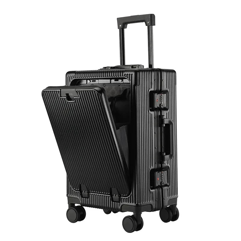 Aluminium Frame Trolley Suitcase — USB Port, 20" & 24" — product image 11