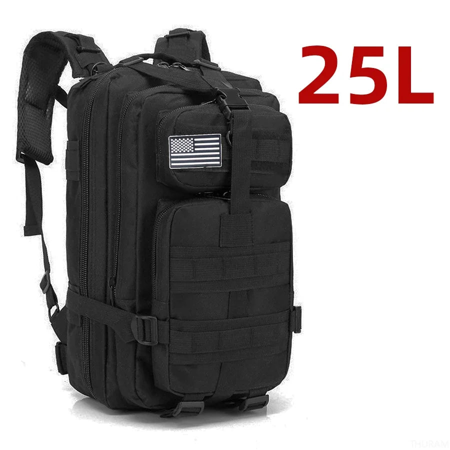 50L Tactical Backpack — Waterproof Nylon, Hiking & Camping — product image 22
