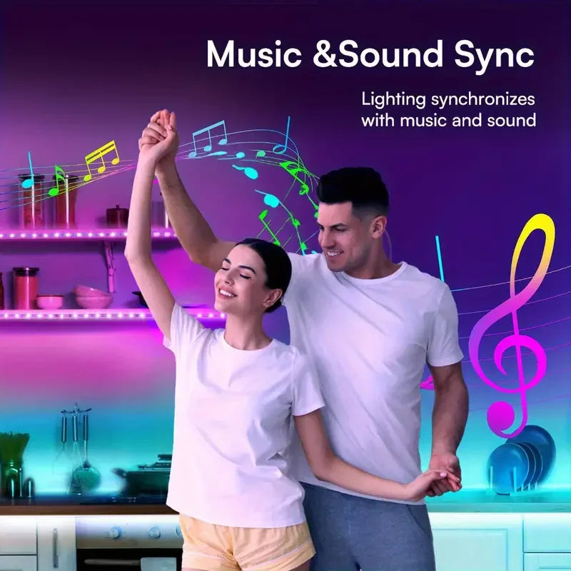 RGB LED Strip Lights — App & Music Sync with Remote, 10 m to 40 m — product image 6