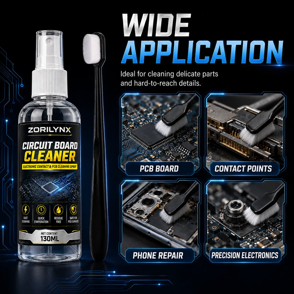 Electronics & PCB Cleaner Spray — Fast Evaporating, with Brush — product image 4