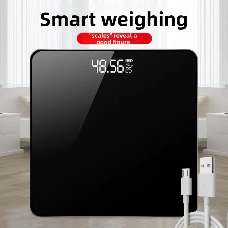 Rechargeable Bluetooth smart bathroom scale