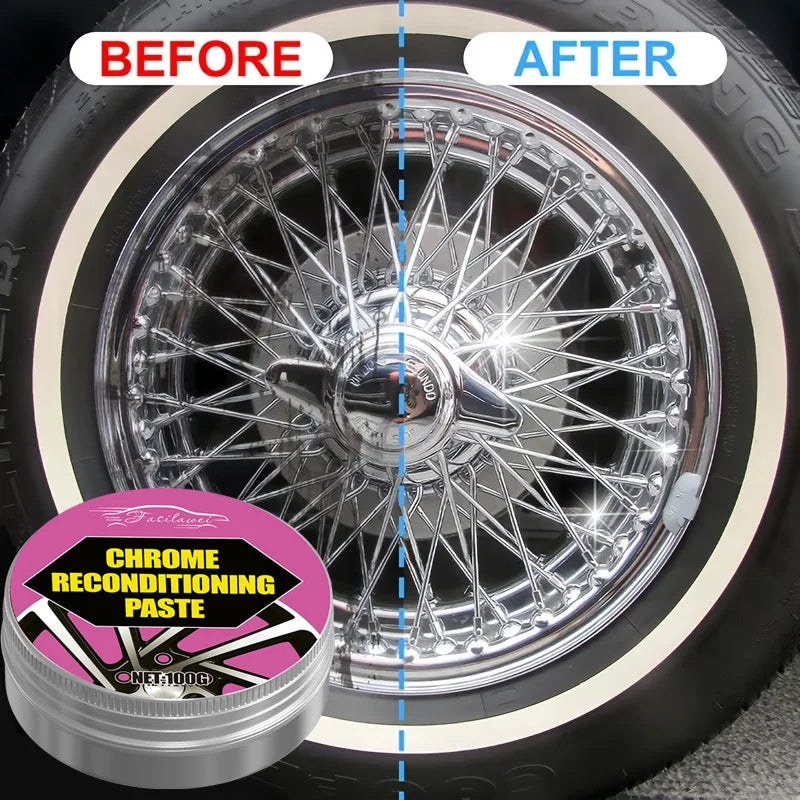 Chrome Polish & Restoration Wax — For Wheels, Exhausts & Trim — product image 4