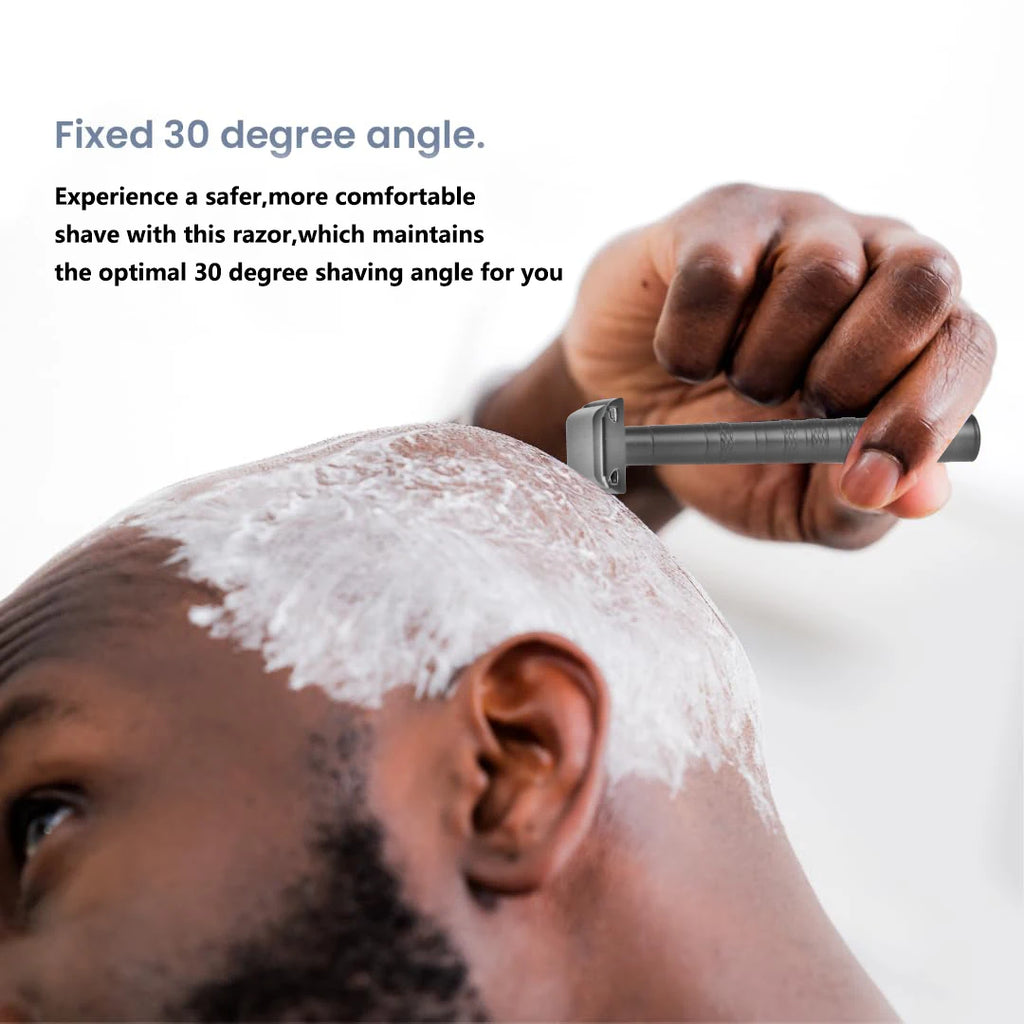 Double Edge Safety Razor — Reusable Metal, 5 Blades Included — product image 5
