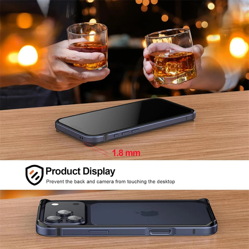 Aluminium Bumper Case — Slim Metal Frame, iPhone 11–17 — product image 3