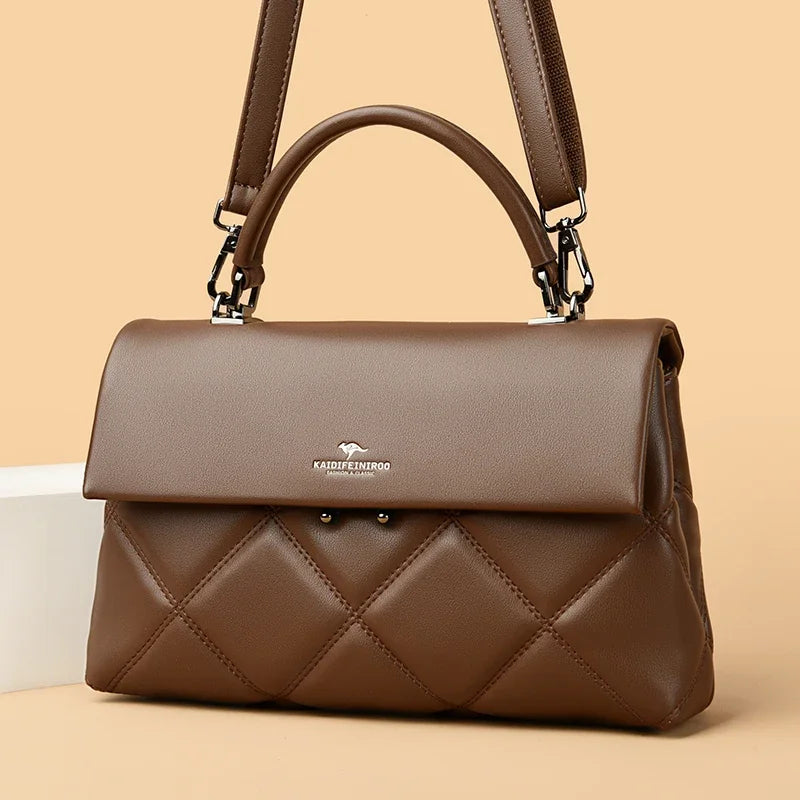 Women's Bag New Trend Korean Handbags Designer Luxury Brand Ladies Shoulder Bags Soft Leather Fashion — product image 3