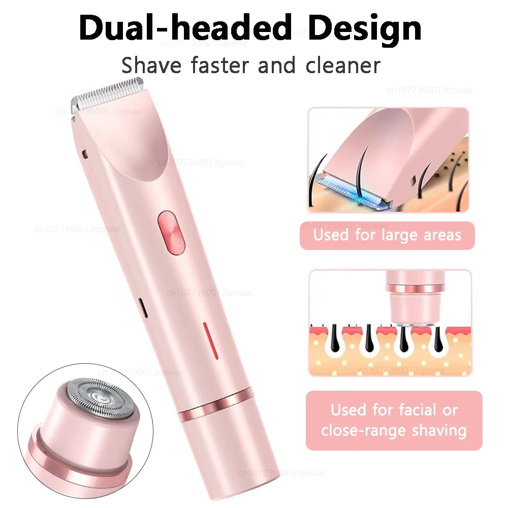 Women's Electric Shaver & Epilator — Dual Head, Body & Bikini — product image 3