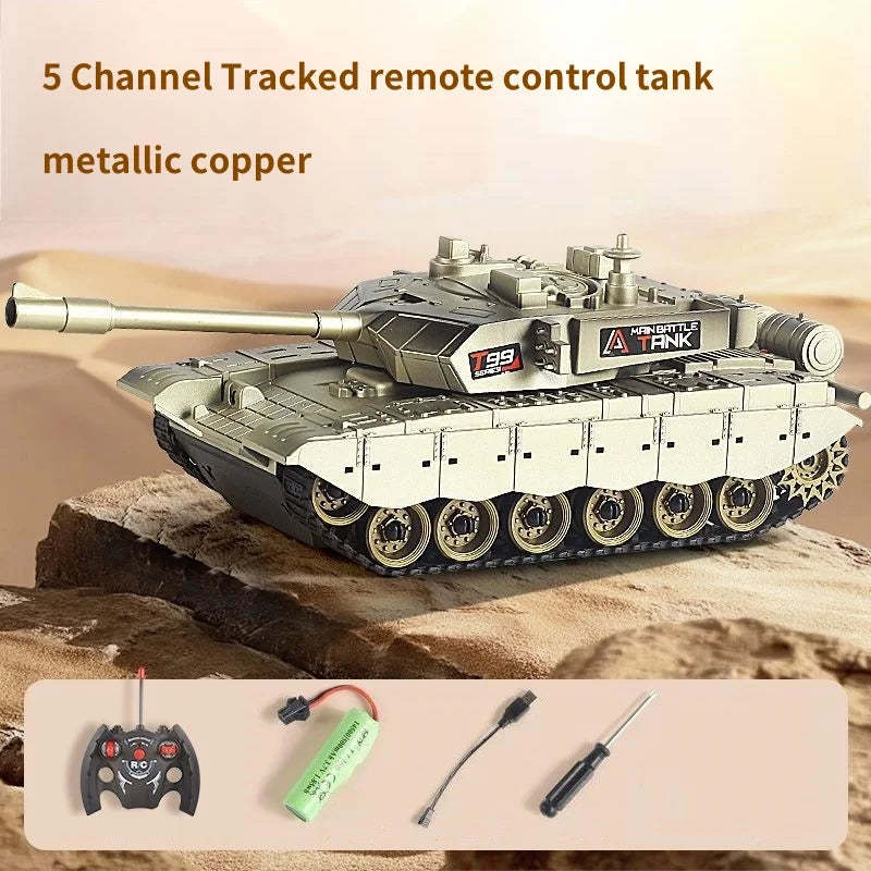2.4GHz RC Battle Tank — Military Model with Sound & Light — product image 9