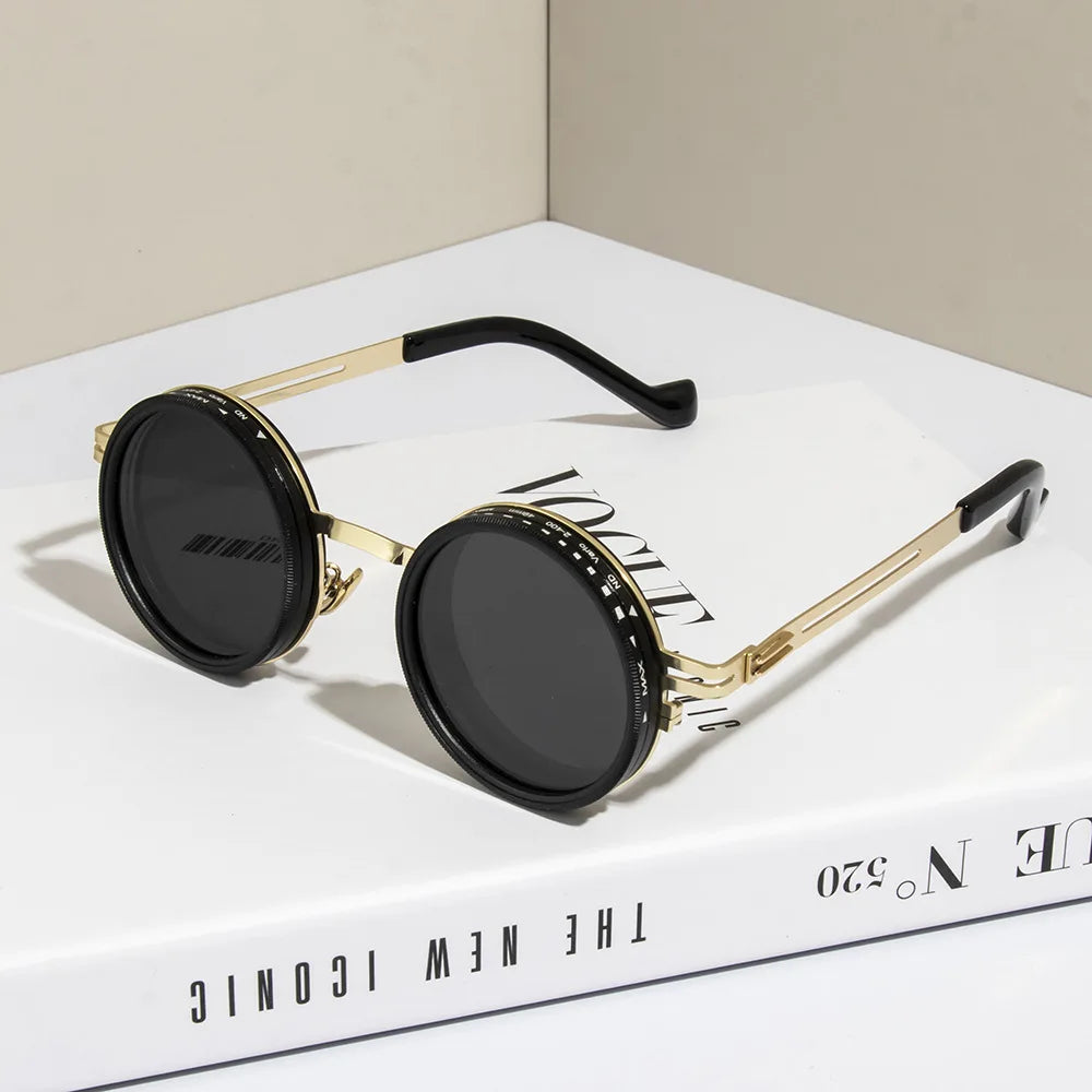 Round Polarized Sunglasses — UV400, Alloy Frame, Unisex — product image 5