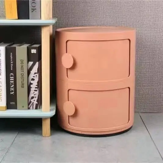 Plastic Nightstand — 5-Drawer Bedside Storage Table — product image 10