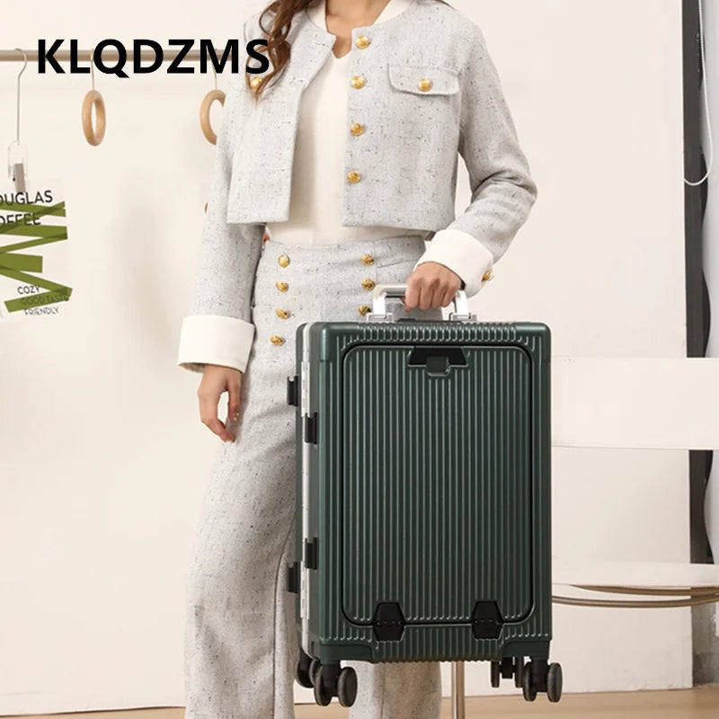 Aluminium Frame Trolley Suitcase — USB Port, 20" & 24" — product image 2