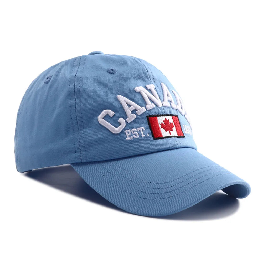 Canada Flag Embroidered Baseball Cap — Adjustable Snapback — product image 5