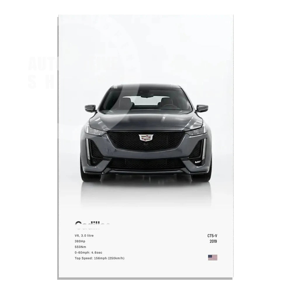 Supercar Canvas Wall Art Poster — Unframed, Choice of Designs — product image 19