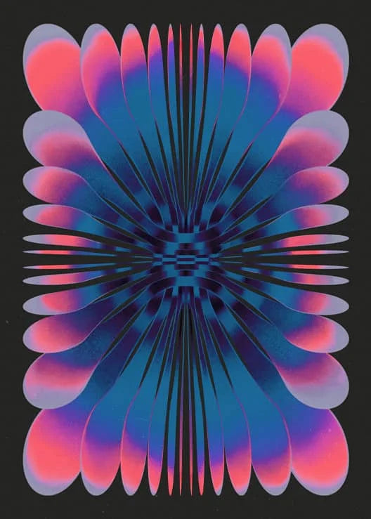 Abstract Futurism Canvas Wall Art — Retro Geometric Print — product image 20