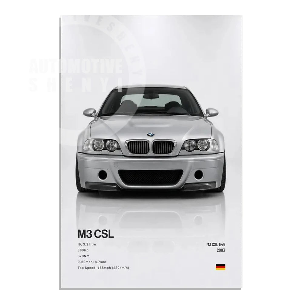 Supercar Canvas Wall Art Poster — Unframed, Choice of Designs — product image 12