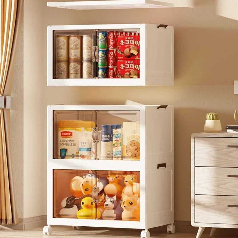 Foldable Storage Cabinet with Wheels — 4 Drawers — product image 4