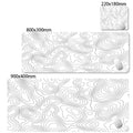 Black and White Strata Desk Mat — Large Non-Slip Mouse Pad — product image 22