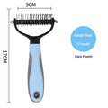 Pet Deshedding Brush — Undercoat Rake for Cats & Dogs, S or L — product image 7