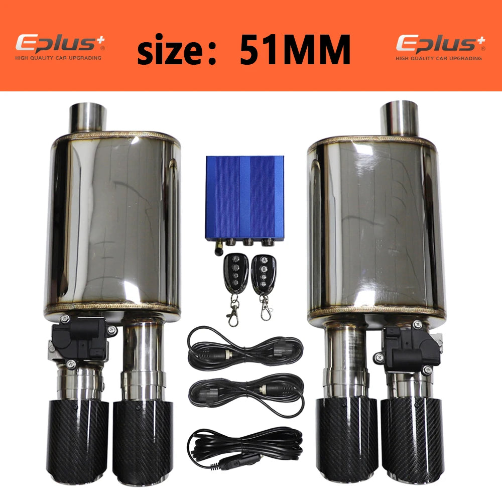 Electric Exhaust Cutout Valve Kit — Adjustable, Stainless, 51–76 mm — product image 10