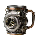 Resin turbocharger shaped coffee mug