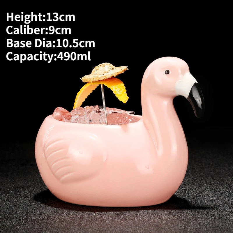 Ceramic Tiki Mug — Hawaiian Cocktail Cup, Bar Gift — product image 22