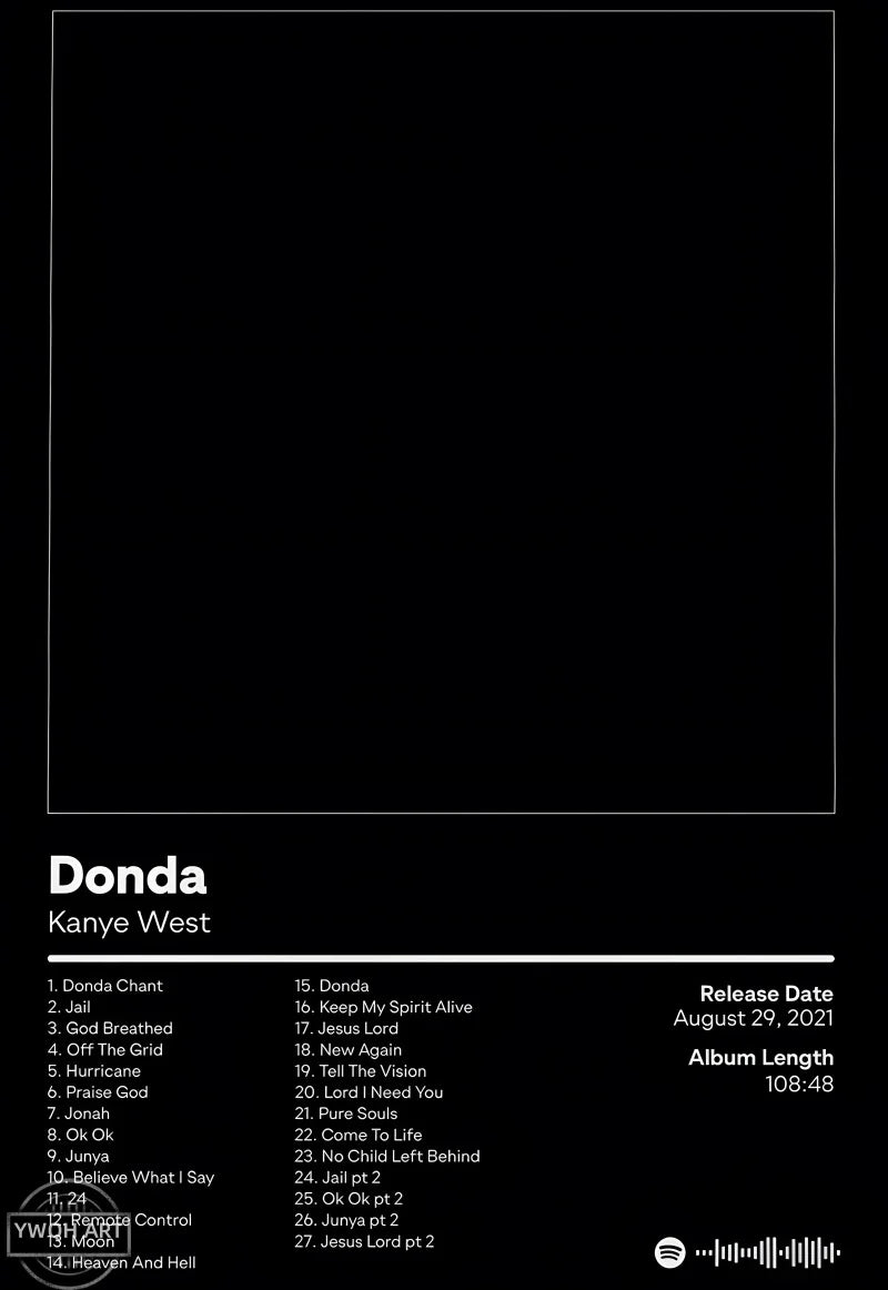 Hip Hop Album Cover Canvas Posters — Unframed Wall Art — product image 22