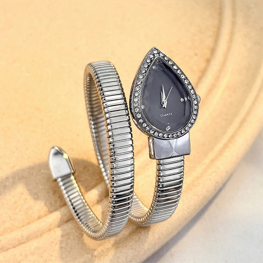 Ladies' Watch — Teardrop Case, Snake Chain Band — product image 4