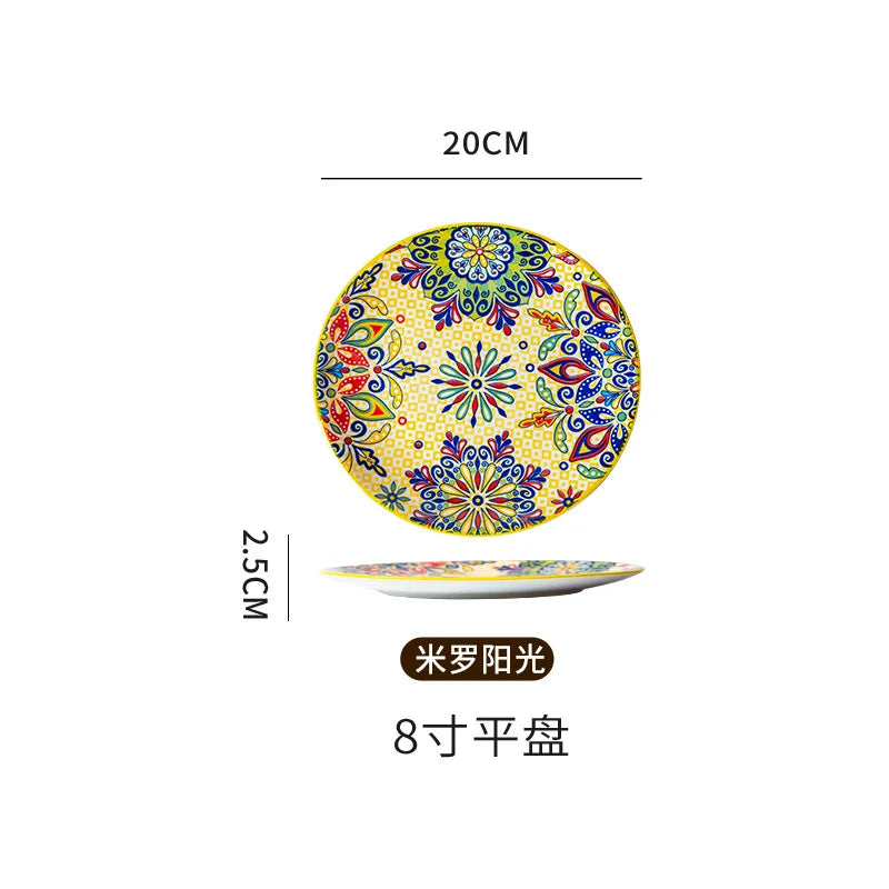 Vintage Ceramic Plates — Flat & Shallow, Steak and Pasta — product image 17