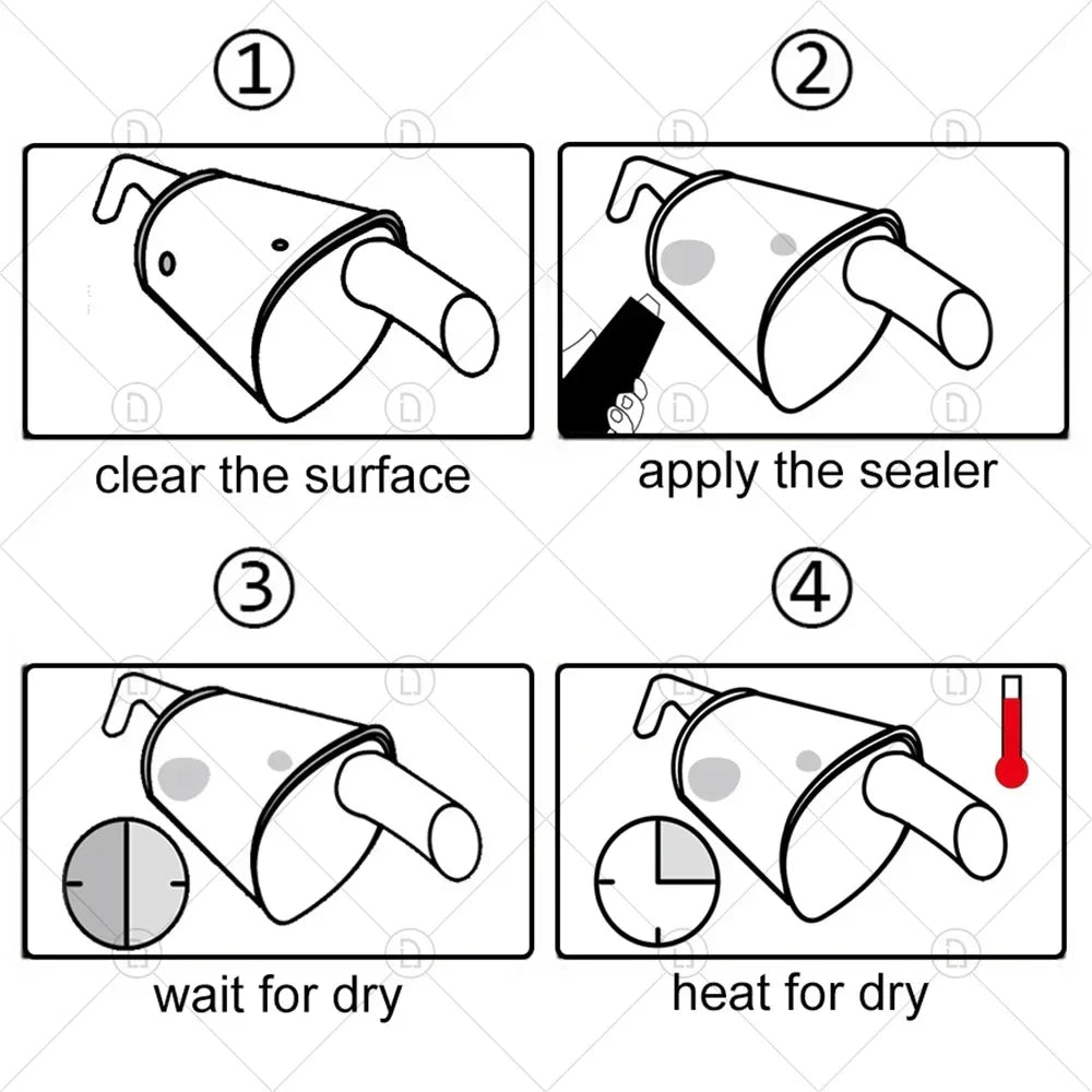 High Temperature Exhaust Sealant Paste — 75 g to 225 g — product image 5